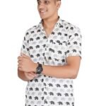 Cotton Half Sleeves Slim Fit Men's Casual Shirts (in, Alpha, M, Regular, 001)