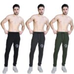 Mens Track Pant,Regular Fit,Slimfit Size (M to2XL),Comfort Waist,Stretchable,Casual Pant,Longlasting Quality,Machine Wash. (in, Alpha, M, Regular, 3, Black,Blackmilange,Green)