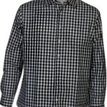 Semwal Bespoke Men's Cotton Casual Regular Fit Checks Shirt for Men Full Sleeves | Checked Casual Shirt for Men (in, Alpha, M, Black)