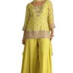 Soch Women's Tissue Chudidar Set (OWS5CD21985_Light Green