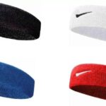 STEFFER Cotton Sport Headband for Men and Women - Sports Headband for Workout & Running, Gym Workout,Yoga Sweatband-All Sports Wear Headband Fitness Band Unisex, Pack of 4 (Black, White, Blue & Red)