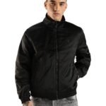Solid Regular Fit Polyester Jacket